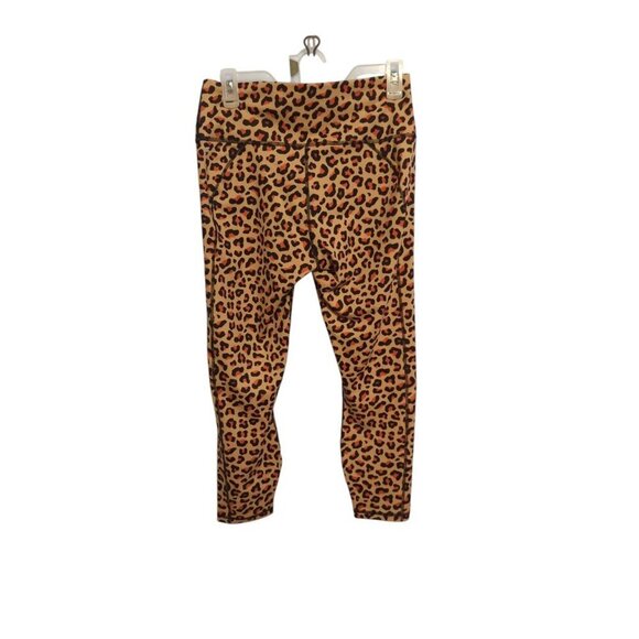Fabletics High Waisted Printed Power hold 7/8 Animal Print Giraffe NWT Leggings - Picture 3 of 11